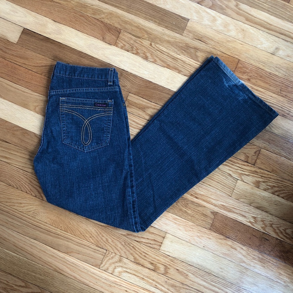 Calvin Klein Size 11 Vintage Flare 5 Pocket Jeans